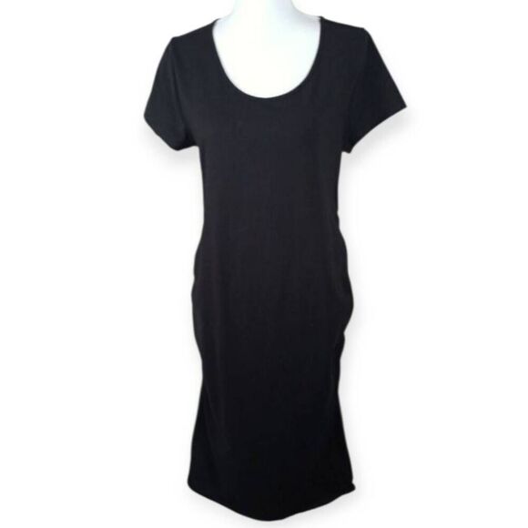 ISABEL MATERNITY BLACK DRESS SZ.L EUC - Picture 2 of 6